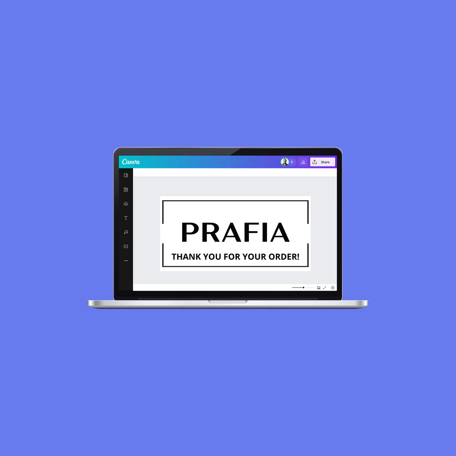 Easily create and print personalized labels with the Prafia Pro USB Label Printer – Design custom labels with Canva and print professional thank-you labels for orders.