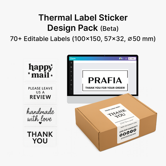 Thermal Label Sticker Design Pack (Beta)